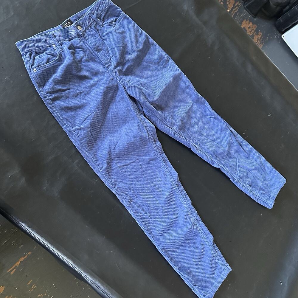 BDG Corduroy Chino Pants Women’s 29 Blue Cotton Mom High Rise